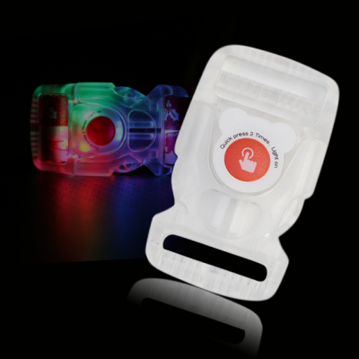 Manufacturer Promotion  pet dog harness waterproof buckle with LED design